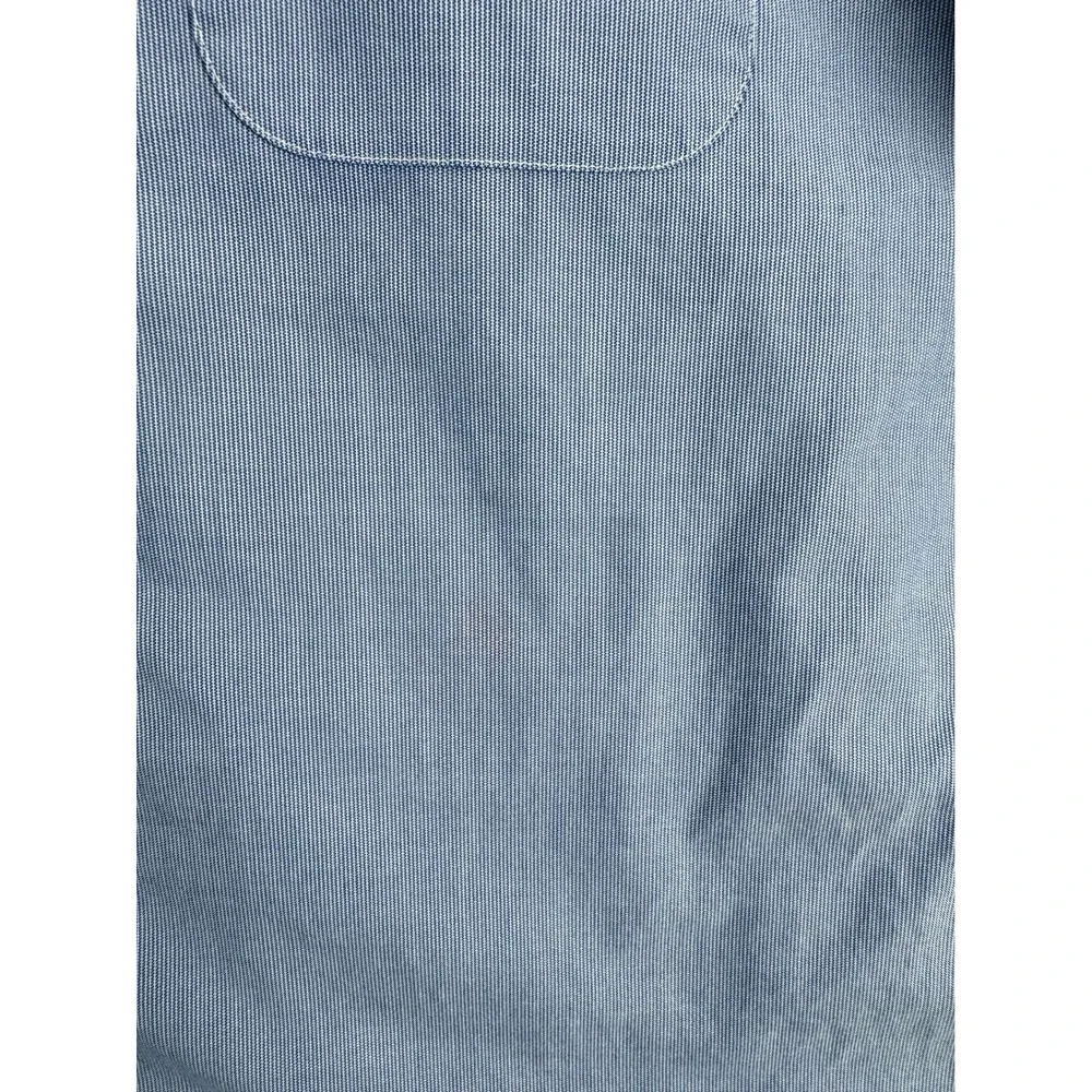 Brooks Brothers Mens 16-35 Blue Regent Fit  Supima Cotton Button Down Shirt